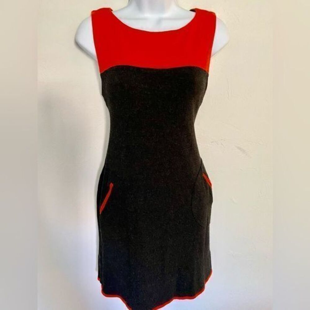 - Yoana Baraschi Sheath Dress- M red /gray